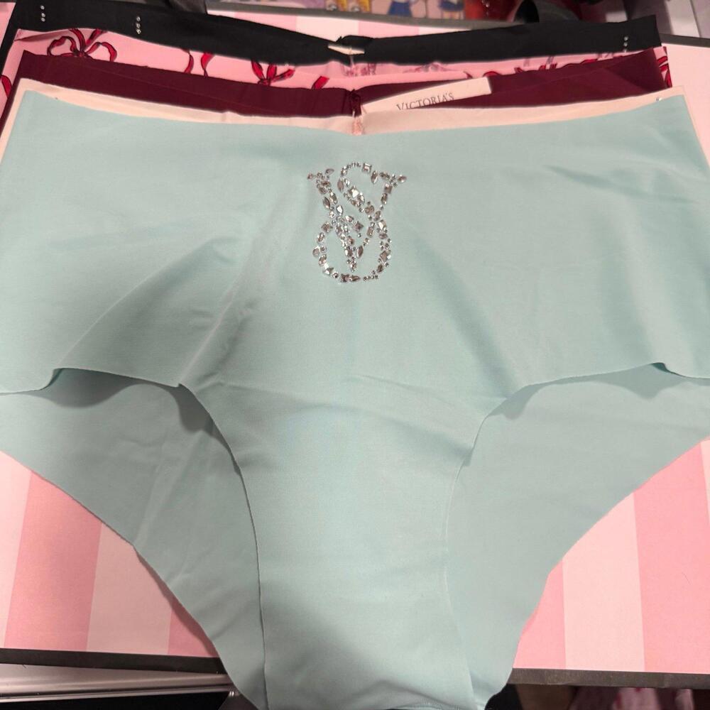 Victoria's Secret no show Crystals Cheeky Panties